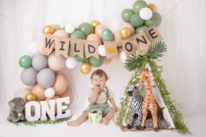 Baby's first birthday jungle theme